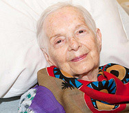 Elderly woman patient
